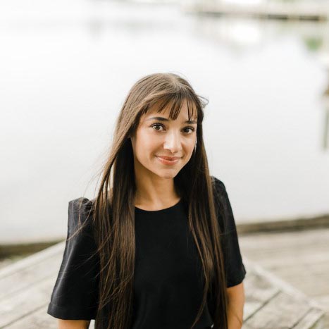 Kristina Jaroh smiling at the camera